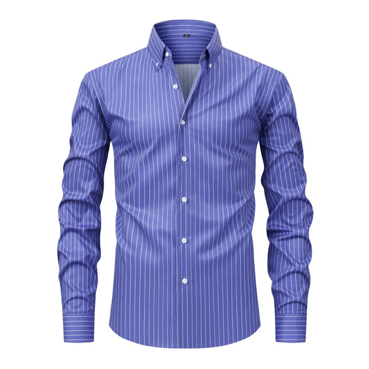 Camisa Ejecutiva de Rayas Premium para Hombre - Image 2