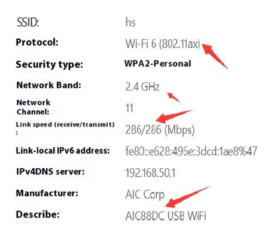 Adaptador WiFi 6 de Alta Velocidad con Transmisor-Receptor Inalámbrico - Image 16