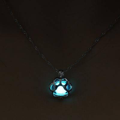 Collar Luminoso Hueco con Diseño de Pata de Perro - Image 8