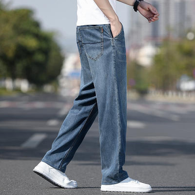 Jeans Ultra Delgados de Tencel para Hombre - Estilo Moderno - Image 4