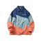 Chaqueta Casual de Color Block con Solapa para Hombre y Mujer