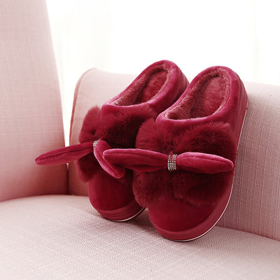 Pantuflas de Invierno Tipo Tacón Alto con Suela Gruesa y Forro de Algodón - Image 13