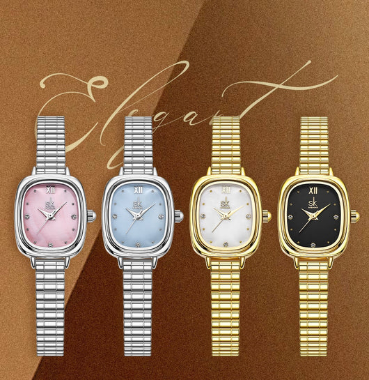 Reloj Cuadrado Acero Inoxidable Resistente al Agua con Movimiento de Cuarzo - Image 15