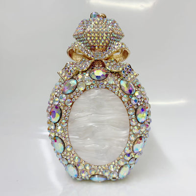 Clutch de Banquete para Mujer con Diamantes Completos