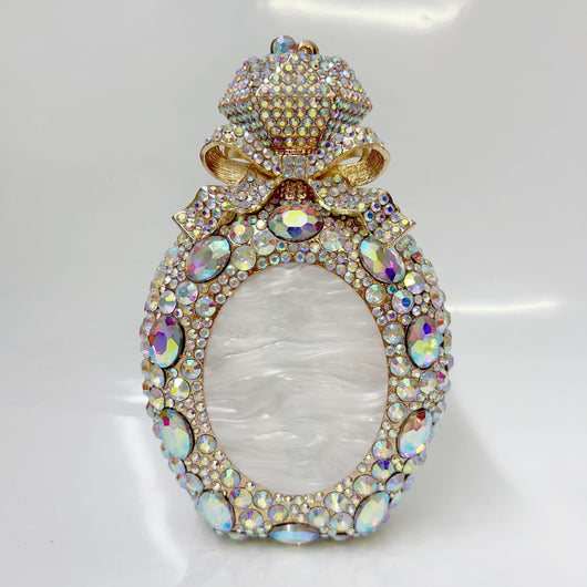 Clutch de Banquete para Mujer con Diamantes Completos