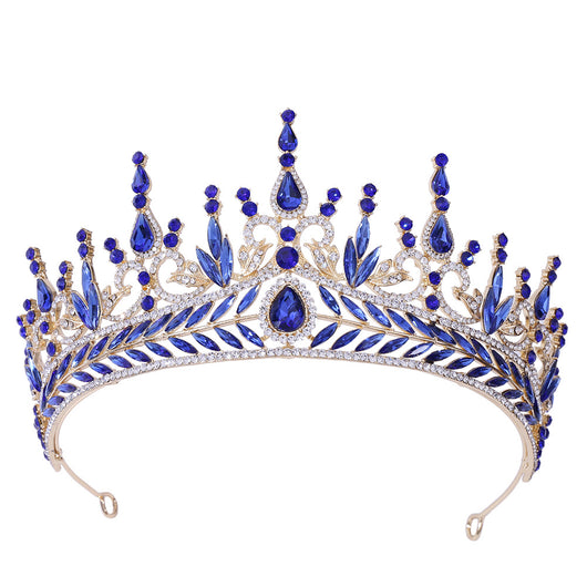 Diadema Nupcial de Cristal Barroco - Corona Grande para Novia - Image 14