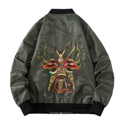 Chaqueta Bordada Hombre Otoño Invierno Suelta Tendencia - Image 13