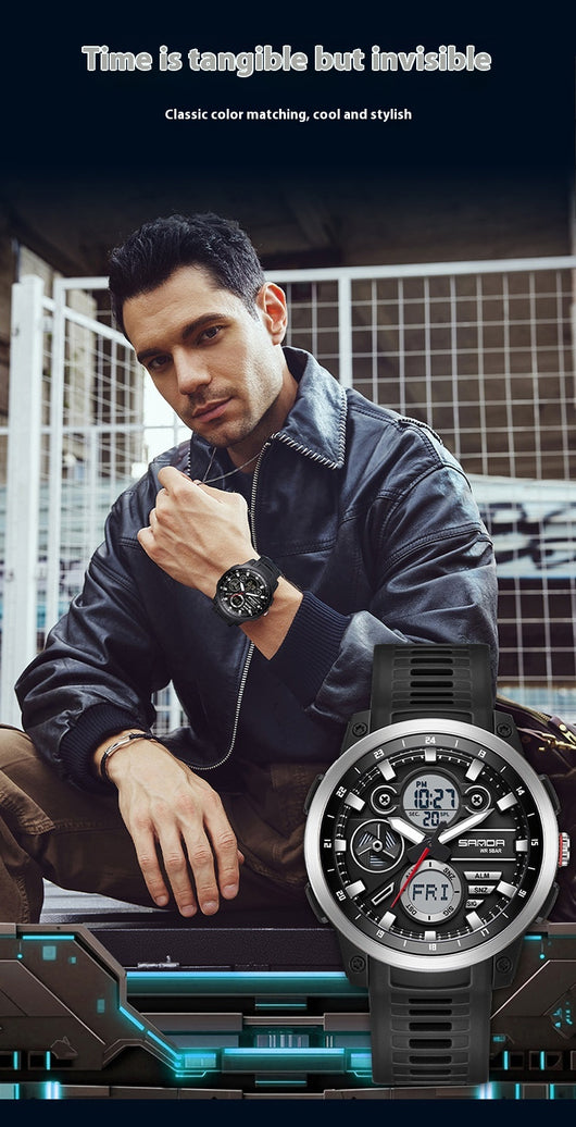 Reloj Deportivo Multifuncional Resistente al Agua con Alarma y Recordatorios - Image 41