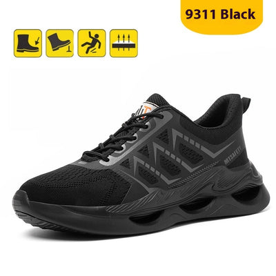 Zapatos de Protección Laboral con Puntera de Acero Transpirables y Ligeros para Todas las Estaciones - Image 4