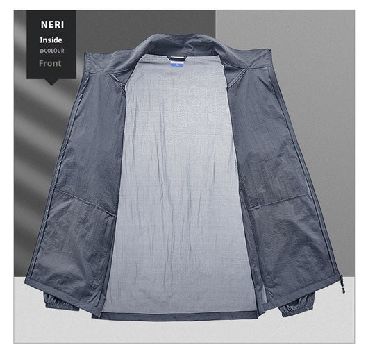 Ropa de Protección Solar Transpirable en Seda de Hielo para Hombre - Image 10