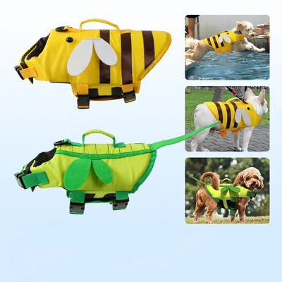Chaleco Salvavidas para Perros con Reflectantes - Traje de Baño Seguro para Mascotas - Image 2
