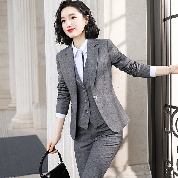 Chaleco Profesional para Mujer Otoño - Traje Ejecutivo Moderno