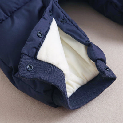 Mameluco Acolchado de Algodón para Bebé - Conjunto de Invierno y Otoño - Image 12