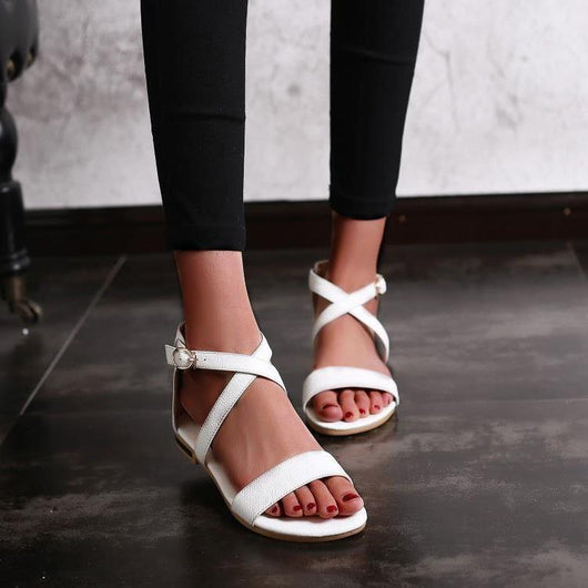 Sandalias de Cuero para Mujer Talla Grande - Estilo y Comodidad - Image 10