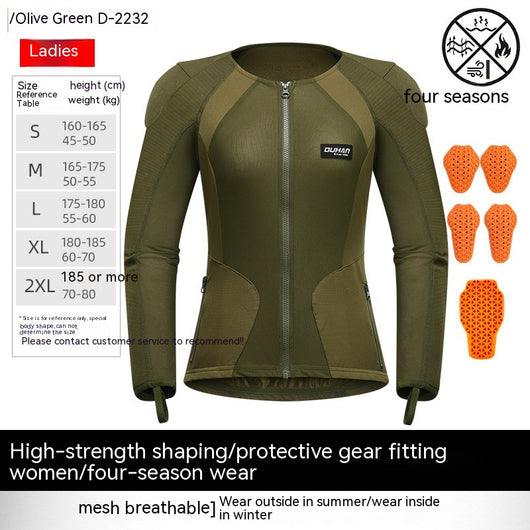 Equipo Protector Antiimpacto para Motociclismo - Ropa Transpirable Unisex Verano - Image 6