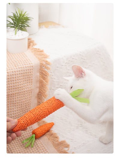 Juguetes Interactivos para Gatos - Palos de Hierba Gatera y Piedras Sonoras - Image 10