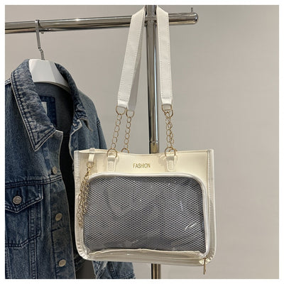 Bolsa Tote Amplia de Diseño Minimalista Japonés para Uso Casual - Image 17