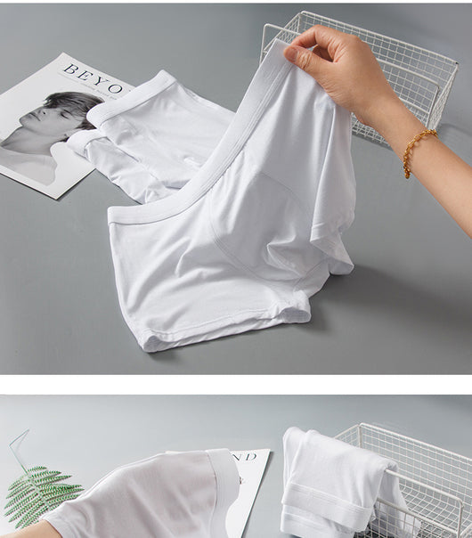 Bóxer Blanco Juvenil para Hombre de Algodón Cómodo - Image 5
