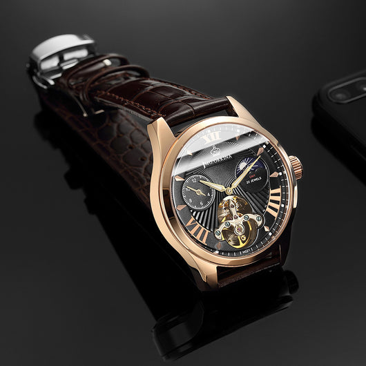 Reloj Automático Tourbillon de Lujo - Diseño Minimalista para Hombre - Image 6