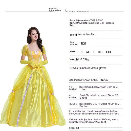 Vestido de Princesa para Halloween y Fiestas Temáticas - Image 4