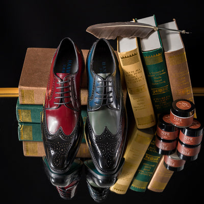 Zapatos Formales de Cuero para Hombre Punta Cuadrada Estilo Británico - Image 12