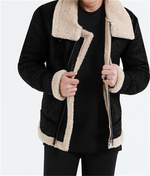 Chaqueta de Cierre Impactante en Colores Sólidos