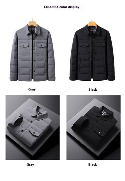 Chaqueta Polo con Plumón de Pato Blanco Premium - Abrigo Cálido y Elegante - Image 17