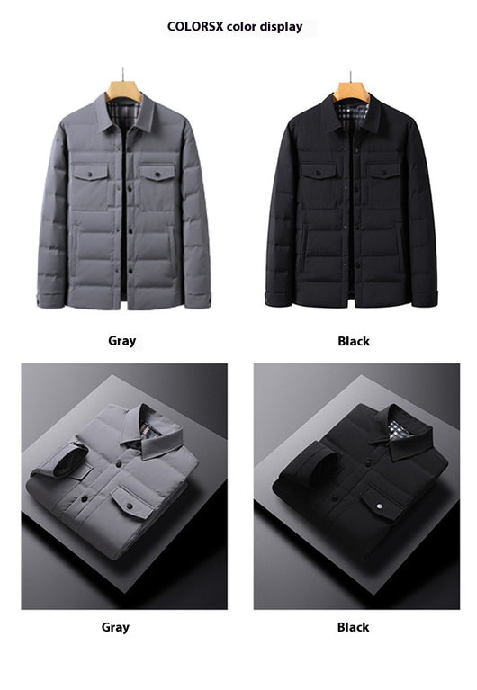 Chaqueta Polo con Plumón de Pato Blanco Premium - Abrigo Cálido y Elegante - Image 17