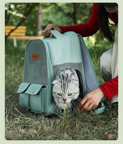 Mochila Transportadora Respirable para Mascotas - Gran Capacidad y Plegable - Image 22