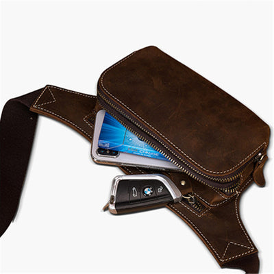 Riñonera Deportiva de Cuero Genuino para Hombre - Image 4