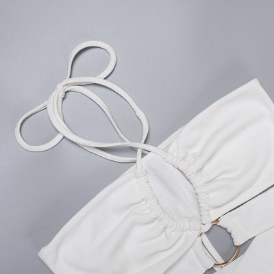 Camiseta Halter Anudada Corta para Verano - Image 16