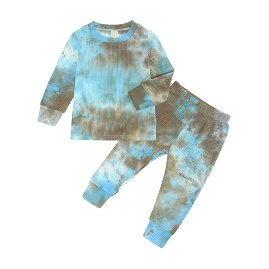 Traje de Baño Tie-Dye con Tira Lateral para Niños y Niñas - Image 10
