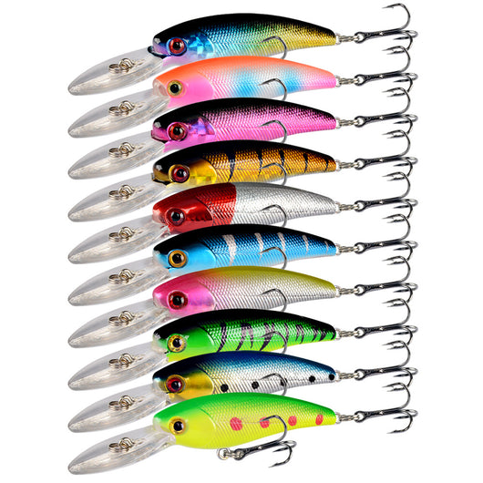 Señuelos Biomimético de 10 Colores - Plástico Duro Premium para Pesca - Image 23