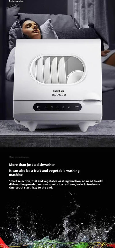 Lavavajillas de Escritorio Compacto con Desinfección Automática e Instalación Libre - Image 21