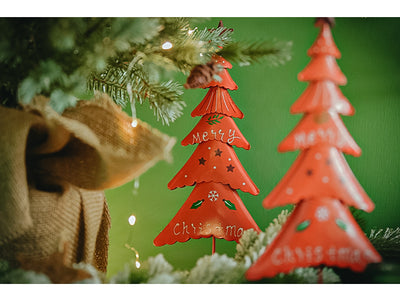 Árbol de Navidad de Metal para Ventana - Adorno Decorativo del Hogar - Image 12
