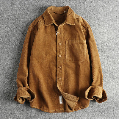 Camisa de Pana 100% Algodón Lavada Manga Larga - Image 30