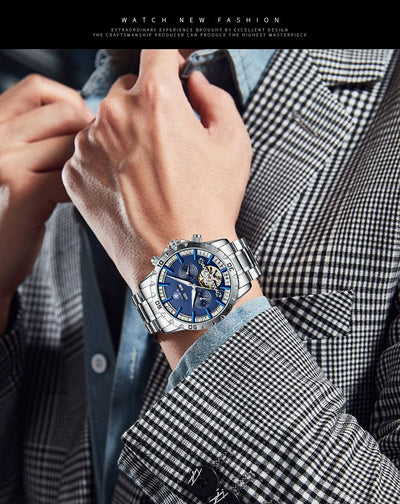 Reloj Mecánico Automático Star Sea con Banda de Acero - Image 11