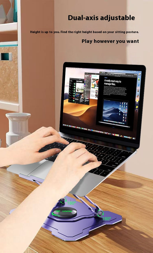 Soporte Giratorio Refrigerante para Notebook con Base Plegable - Image 15