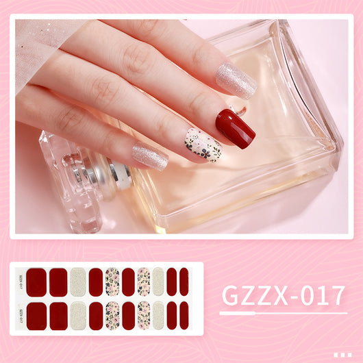 Stickers de Uñas de Gel Coreano Mariposa Bronceado Resistente al Agua con Luz UV - Image 11