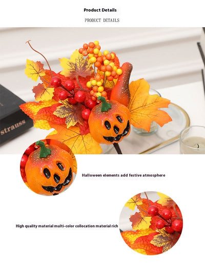 Adorno de Piña, Hojas y Calabaza para Halloween - Image 39