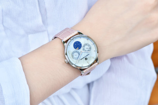 Reloj de Cuarzo para Mujer con Banda Rosa - Image 10