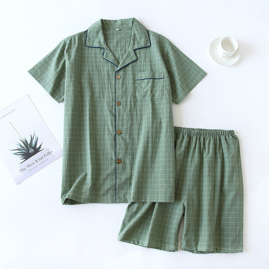 Conjunto de Pijama Camisón a Cuadros - Image 44