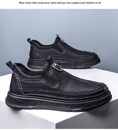 Zapatos Casuales de Hombre Lisos - Cómodos para Uso Diario - Image 17