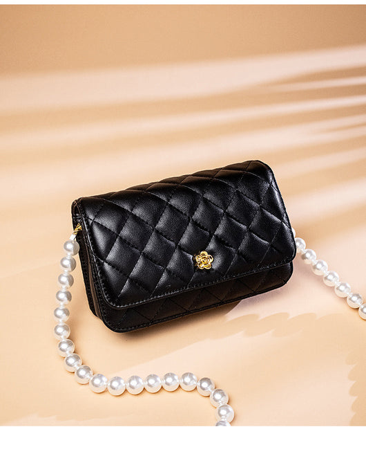Bolso de Cadena Diamante Estilo Perfume en Cuero Pequeño - Image 20
