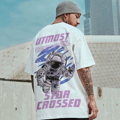 Camiseta Oversized Suelta para Hombre - Estilo Europeo y Americano - Image 13