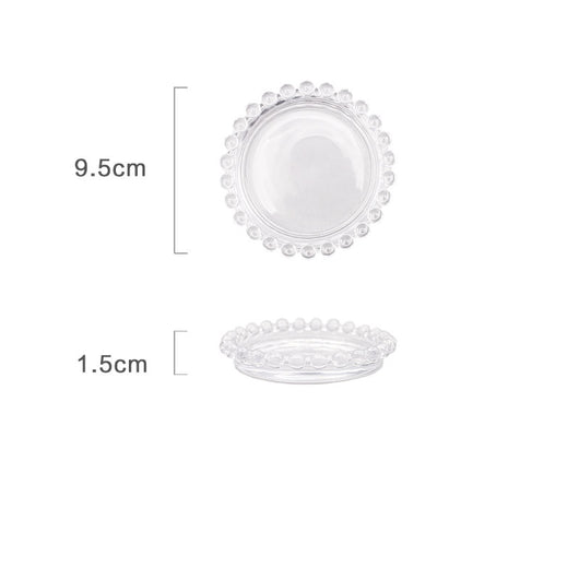 Plato de Vidrio con Diseño de Corazón para Frutas y Postres - Image 7