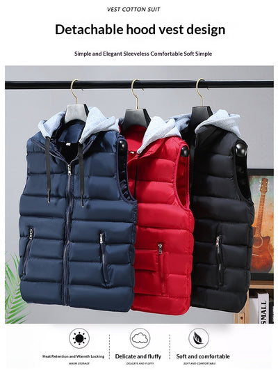 Chaleco de Algodón Grueso para Otoño e Invierno - Image 9