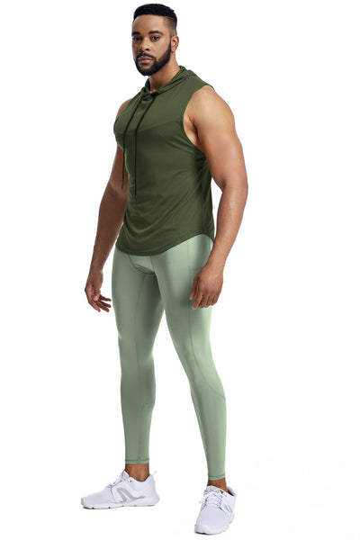 Conjunto Deportivo Hombre: Chaleco Transpirable + Pantalón Secado Rápido con Capucha - Image 17