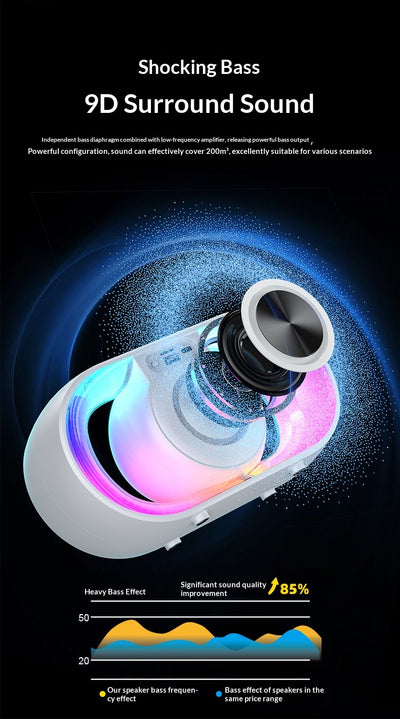 Lámpara Ambiental Portátil RGB con Parlante Bluetooth para Camping - Image 16