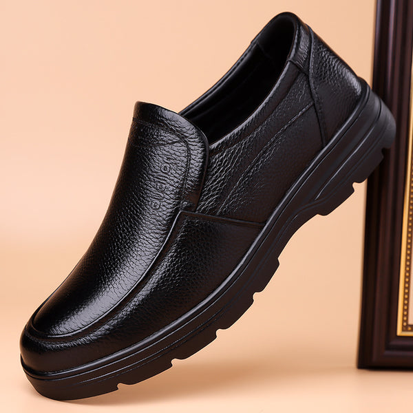 Zapatos de Cuero Genuino con Cordones para Hombre - Estilo Ejecutivo Casual